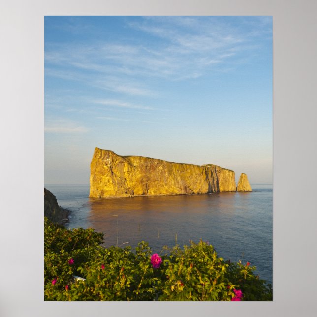 Rocher Perce (Perce Rock), Quebec, Kanada. Poster (Framsidan)