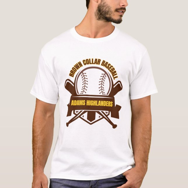 Rochester Adams High School Baseboll T-Shirt (Framsida)
