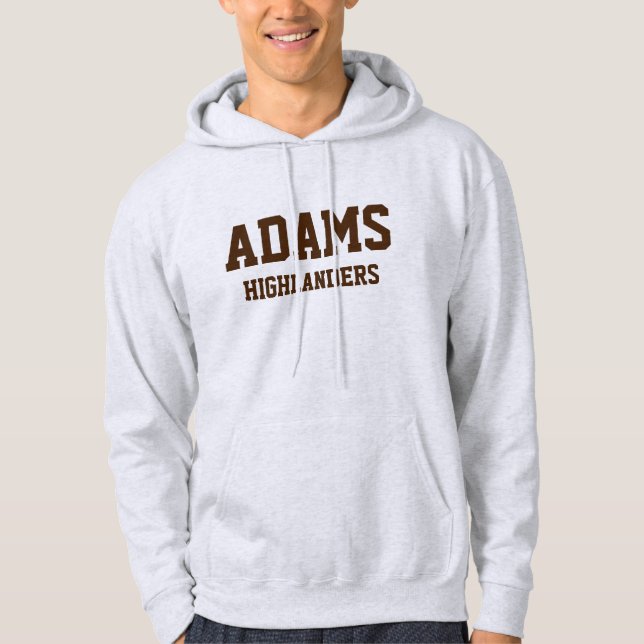 Rochester Adams High School Tryckt Hoodie (Framsida)