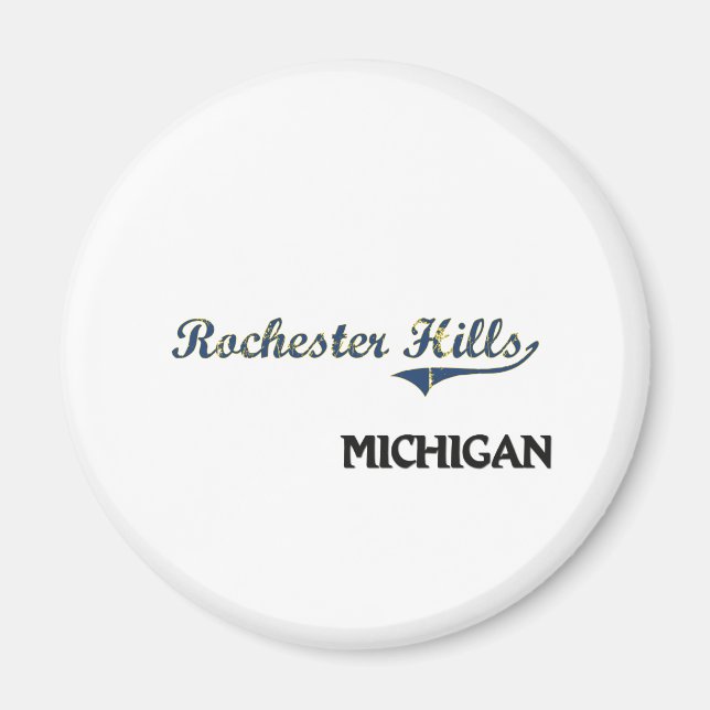 Rochester Backe Michigan City Classic Magnet (Framsidan)