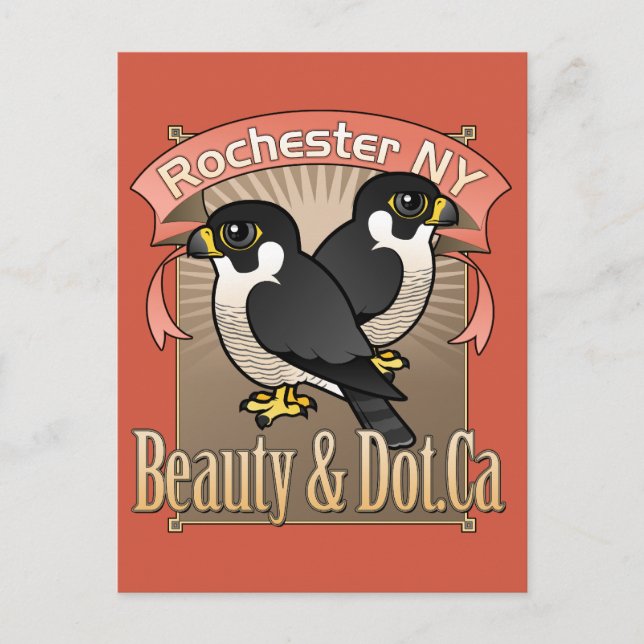 Rochester Beauty & Dot.Ca Vykort (Framsida)