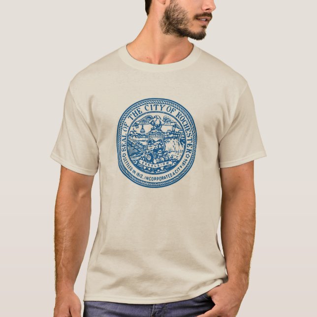 Rochester Blue Seal T-Shirt - Light (Framsida)