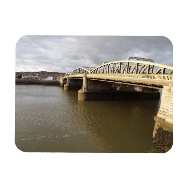 Rochester Bridge UK 3"x4" Magnet (Horisontell)