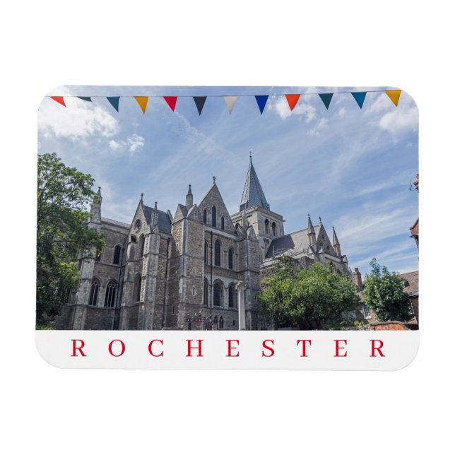 Rochester Cathedral kylmagnet Magnet (Horisontell)