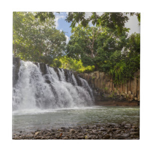 Rochester Falls vattenfall i Souillac Mauritius Kakelplatta
