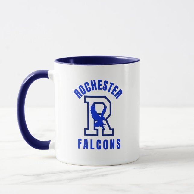 Rochester High School Michigan Coffee Mug Mugg (Vänster)
