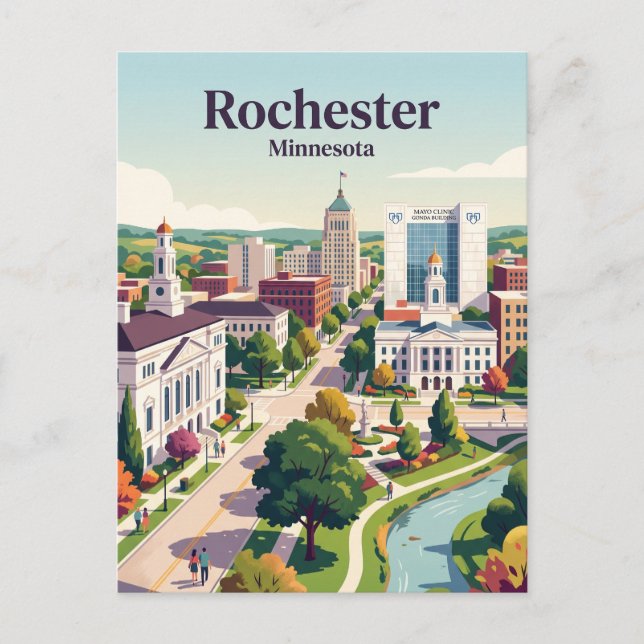 Rochester, Minnesota Vykort (Framsida)