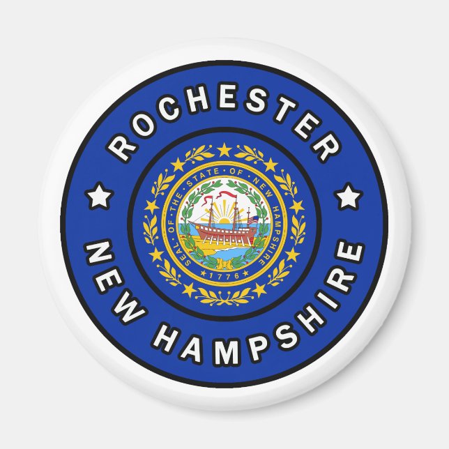 Rochester New Hampshire Magnet (Framsidan)