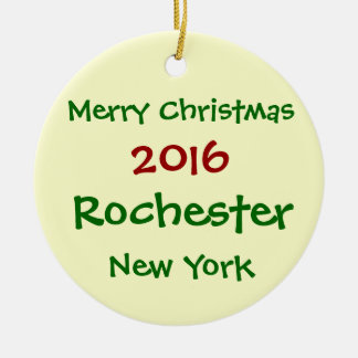ROCHESTER NEW YORK GOD JULPRYDNAD 2016 JULGRANSPRYDNAD KERAMIK