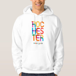 Rochester New York Mid Century, Pop Art. Hoodie