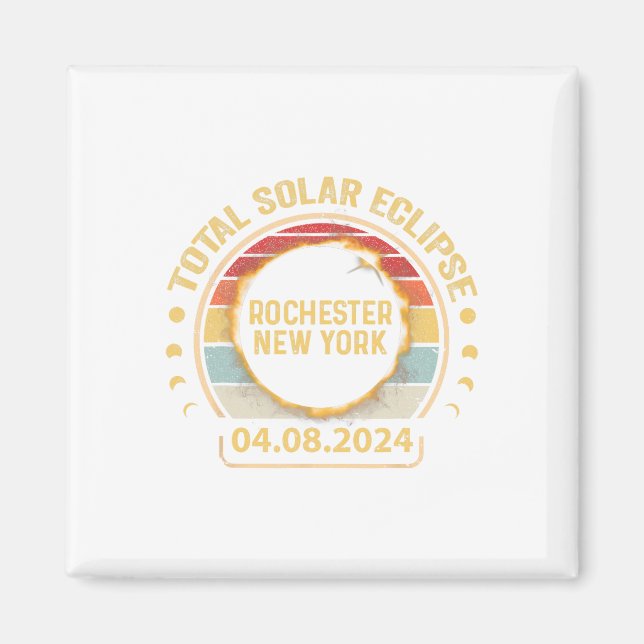 Rochester New York Ny Total Solar Eclipse Party 20 Magnet (Framsidan)