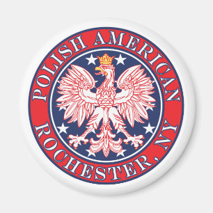 Rochester New York polska Magnet