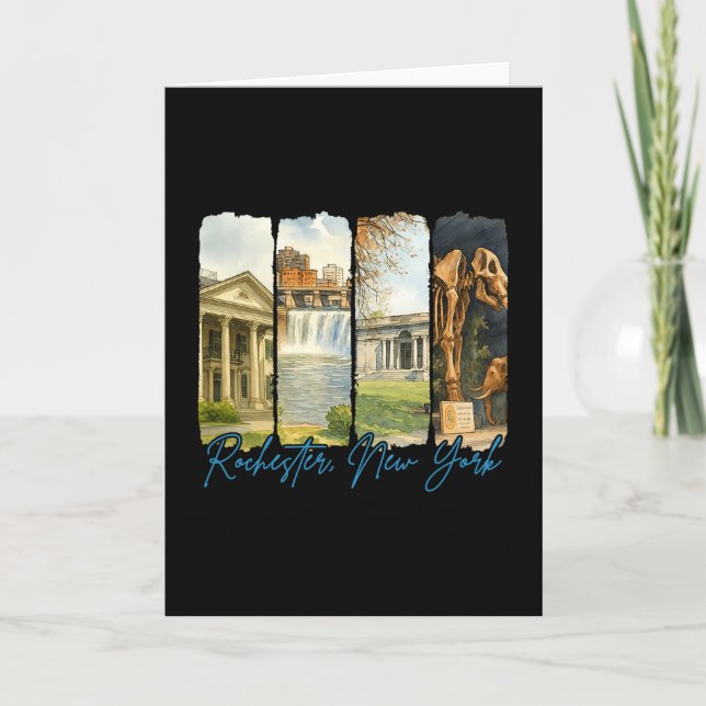Rochester New York Reser Penseelstreek Souvenir  Kort (Framsida)