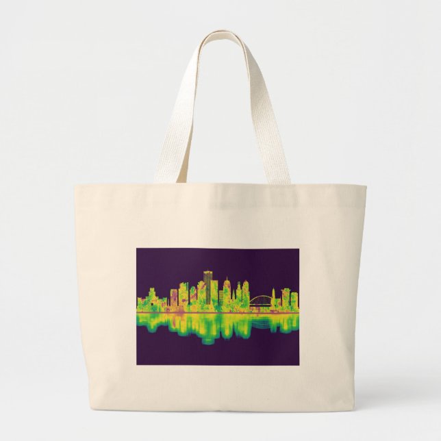 Rochester New York Skyline Jumbo Tygkasse (Framsidan)