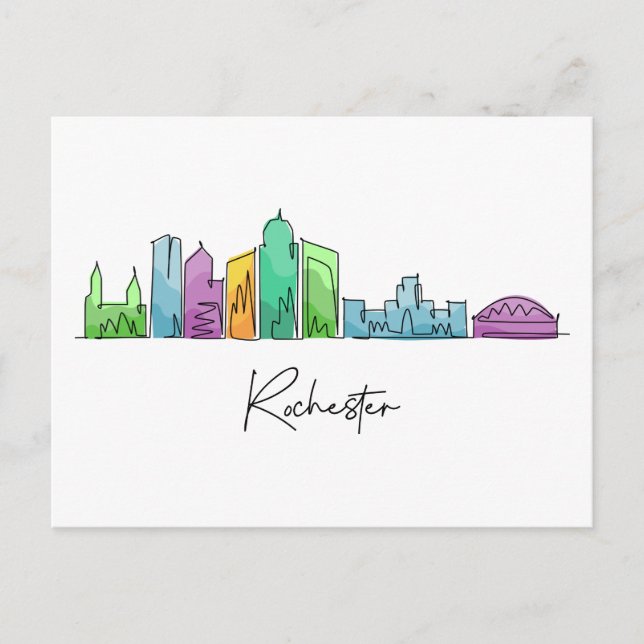 Rochester NEW YORK Vykort (Framsida)