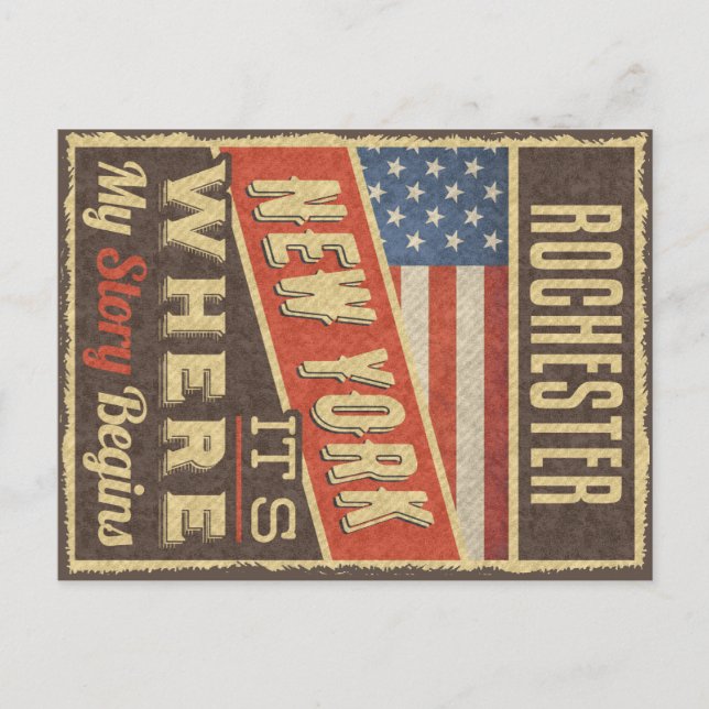 Rochester New York Vykort (Framsida)