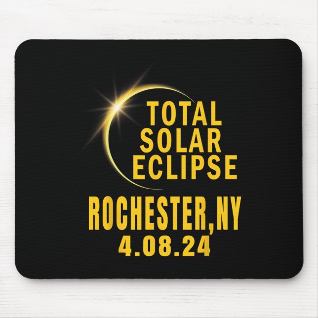 Rochester Ny Solar Eclipse 2024 Total Solar Eclips Musmatta (Framsidan)