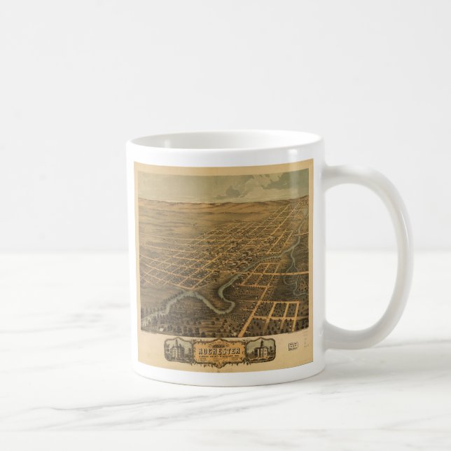 Rochester Olmsted County Minnesota (1869) Kaffemugg (Höger)