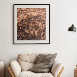 Rochester Panel Pictograph Utah Poster