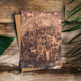 Rochester Panel Pictographic Utah Greeting Card