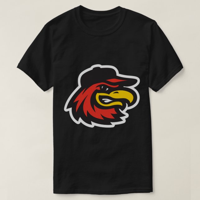 Rochester Red Vingar Sticker T Shirt (Design framsida)
