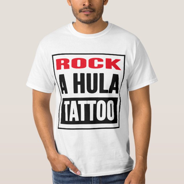Rock a Hula Tattoo Tee Shirt (Framsida)