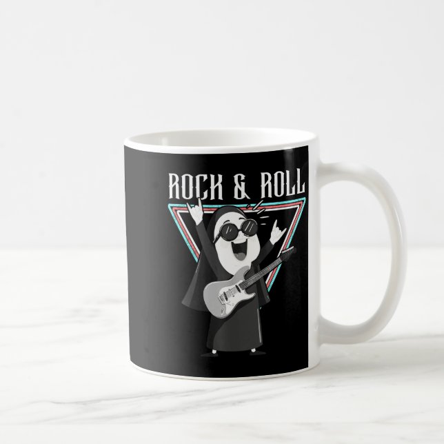 Rock &amp; Roll Fun Graphic Illustration  Kaffemugg (Höger)
