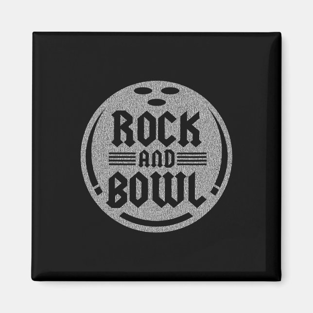 Rock And Bowl - Bowling  Magnet (Framsidan)