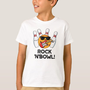Rock And Bowl Roligt Bowling Skämt  T Shirt