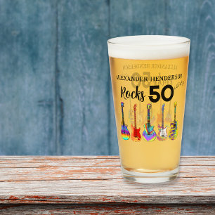 Rock and roll 50:e födelsedagen, lägg till Namn Glaskopp
