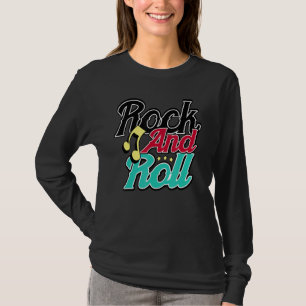 Rock and roll 50-talet Sock Skutt Party Retro Rock T Shirt