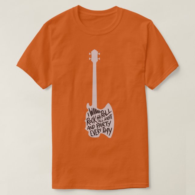 Rock and roll All Nattklassiskt TShirt T Shirt (Design framsida)