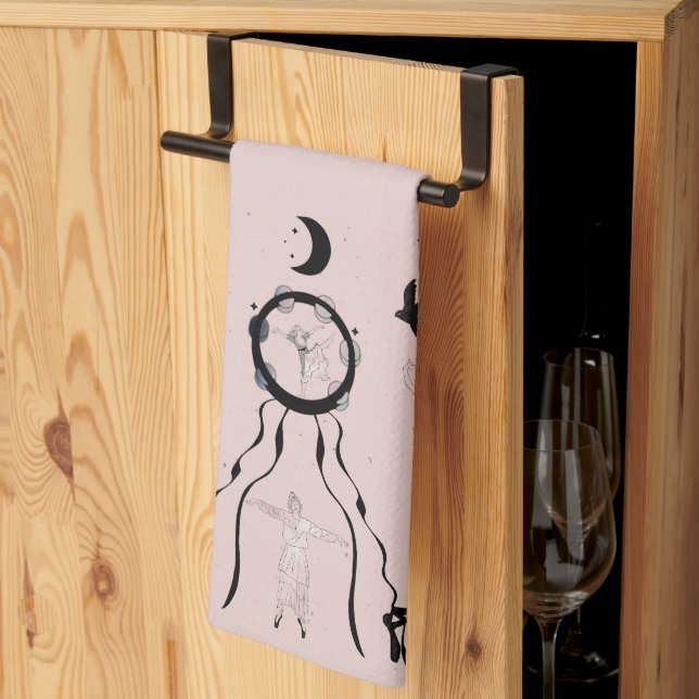 Rock and roll Ballerina II Kökshandduk (Thirds Fold)