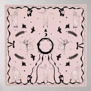 Rock and roll Ballerina II Poster