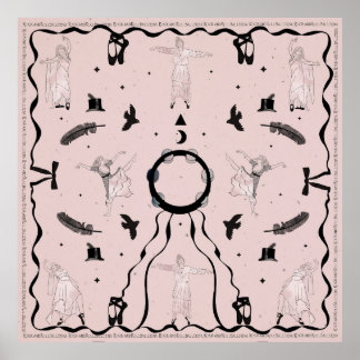 Rock and roll Ballerina II Poster