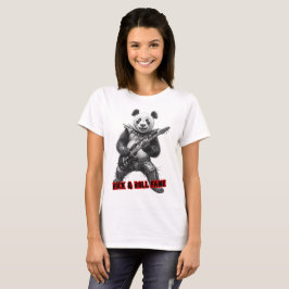 Rock and Roll-berömmelse på en svart T Shirt