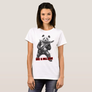 Rock and Roll-berömmelse på en svart T Shirt