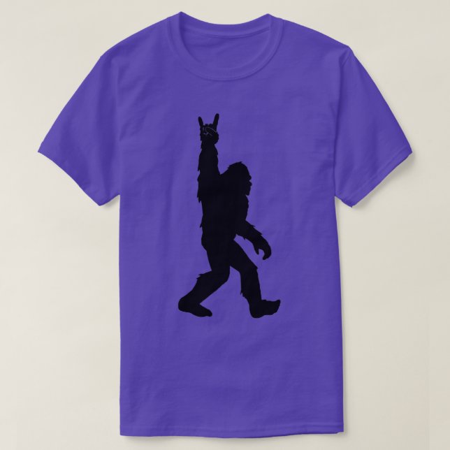 Rock and roll Bigfoot T Shirt (Design framsida)