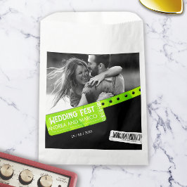 Rock and roll Bröllop Biljett-konsertkort för kons