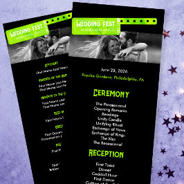 Rock and roll Bröllop-festivalen Bröllopsprogram