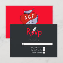 Rock and Roll Bröllopsmonogram