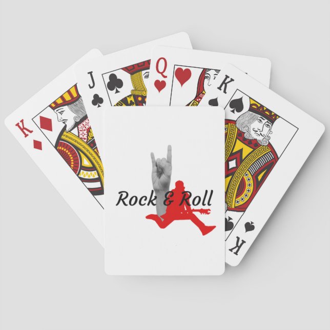 Rock And Roll Casinokort (Baksidan)