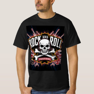 Rock and roll-festival t shirt