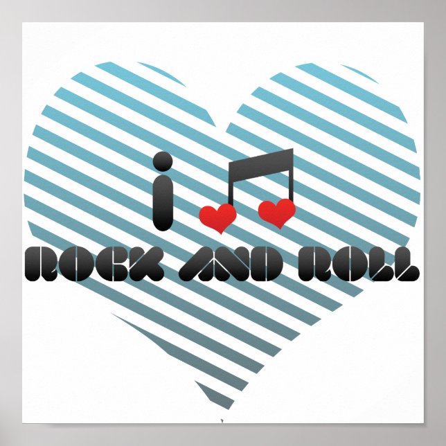 Rock and roll fläkt poster (Framsidan)