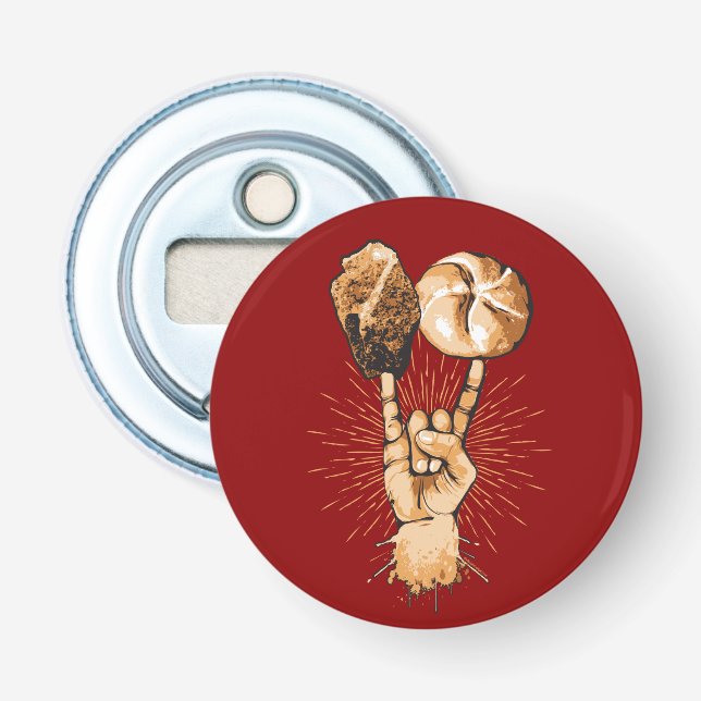 Rock and roll Flaska-öppnare Flasköppnare (Framsidan)