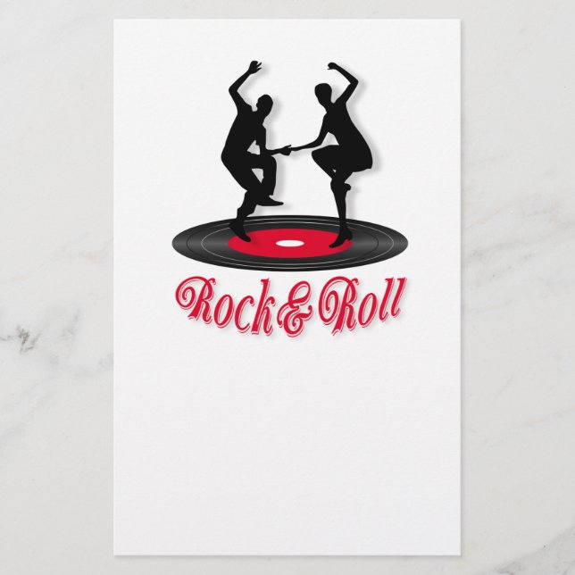 Rock and roll flygblad (Framsidan)