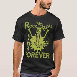 Rock and roll Forever, Lung 80-talet Sten T Shirt
