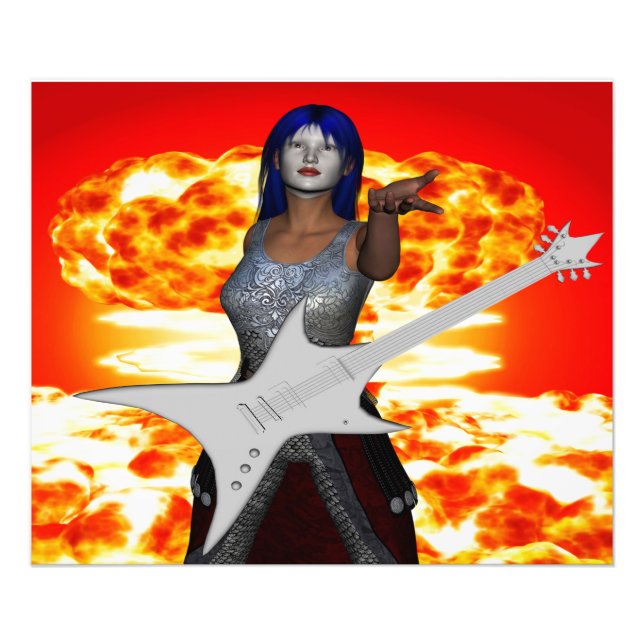 Rock and roll fototryck (Framsidan)