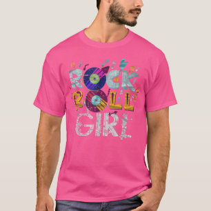 Rock and roll Girl Rocker Funny Rock musik Älskare T Shirt