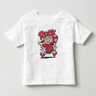 Rock And Roll Groovy Gitarrist som rockar ut T Shirt